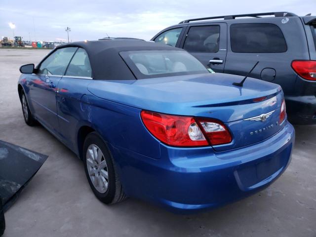 1C3LC45K58N620996 - 2008 CHRYSLER SEBRING BLUE photo 3