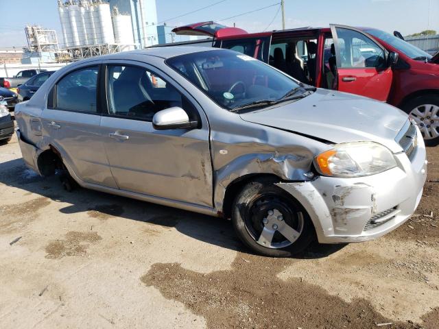 KL1TD566X7B043289 - 2007 CHEVROLET AVEO BASE SILVER photo 4