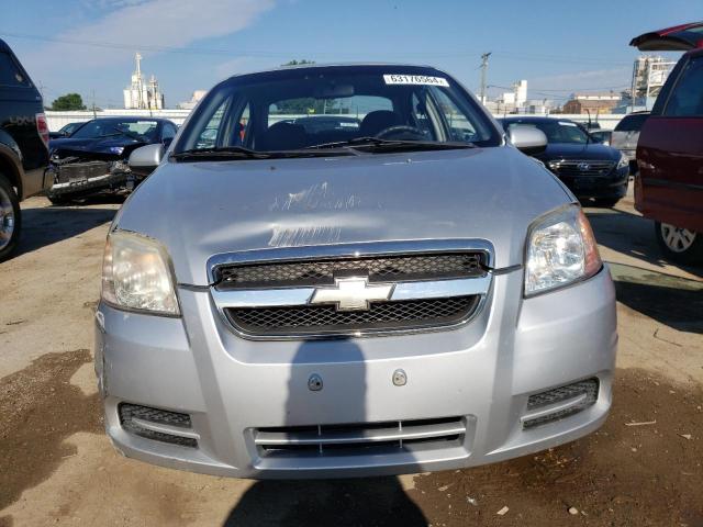 KL1TD566X7B043289 - 2007 CHEVROLET AVEO BASE SILVER photo 5