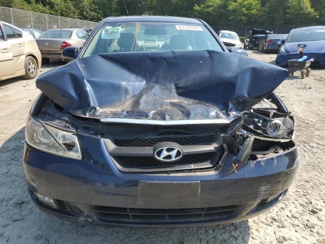 5NPEU46F86H036057 - 2006 HYUNDAI SONATA GLS BLUE photo 5