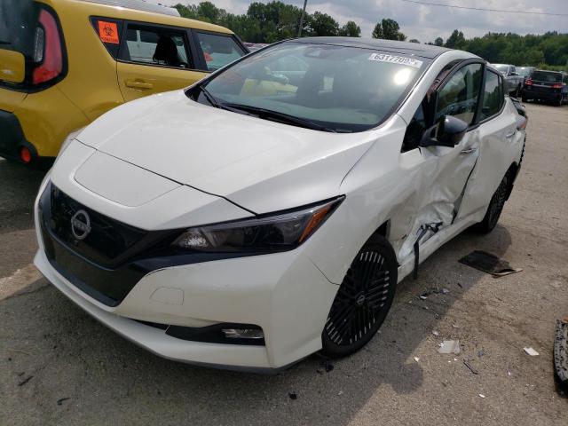 1N4CZ1CV1PC555716 - 2023 NISSAN LEAF SV PLUS WHITE photo 1