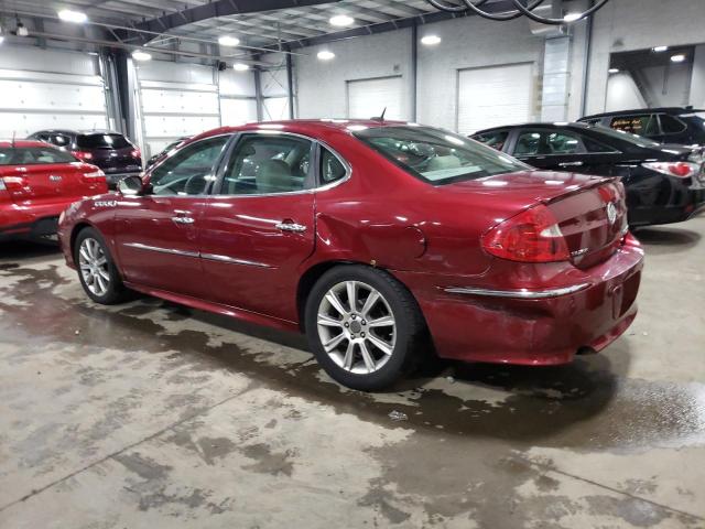 2G4WN58C781162405 - 2008 BUICK LACROSSE SUPER SERIES RED photo 2