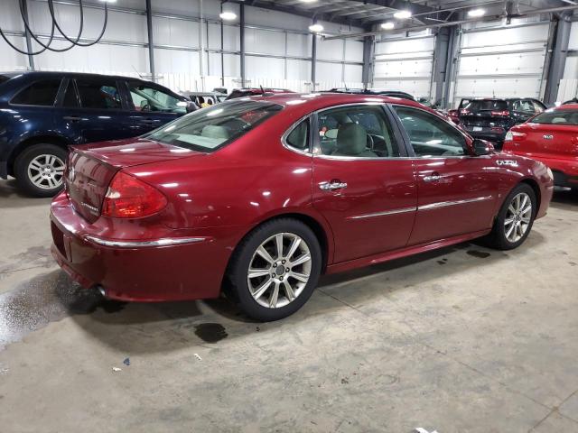 2G4WN58C781162405 - 2008 BUICK LACROSSE SUPER SERIES RED photo 3