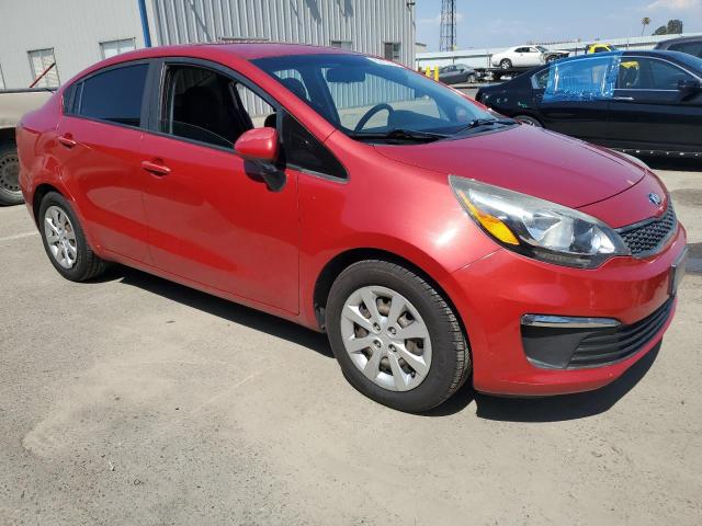 KNADM4A35H6016092 - 2017 KIA RIO LX RED photo 4