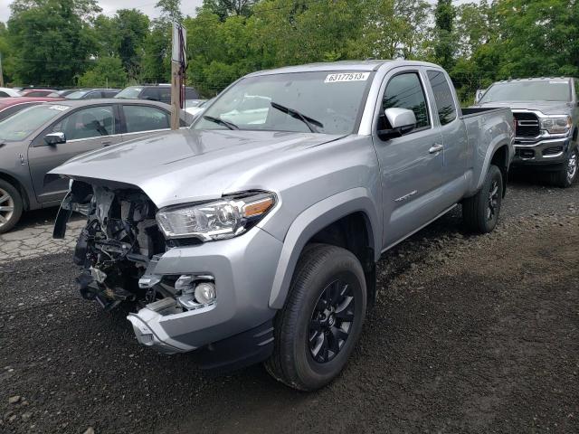 3TYSX5EN5NT015396 - 2022 TOYOTA TACOMA ACCESS CAB ვერცხლისფერი ფოტო 1