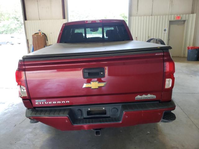 3GCUKTEJ3JG157906 - 2018 CHEVROLET SILVERADO K1500 HIGH COUNTRY RED photo 6