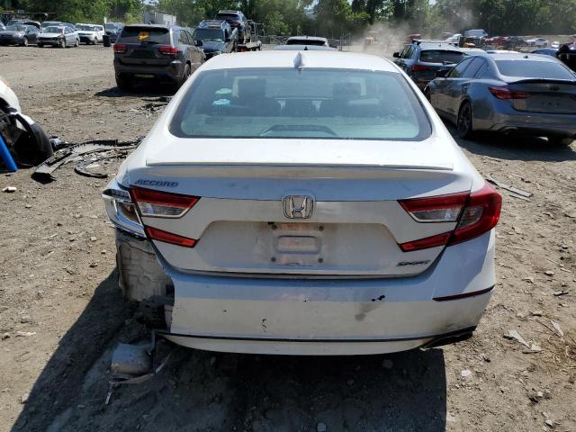 1HGCV1F30LA077523 - 2020 HONDA ACCORD SPORT WHITE photo 6