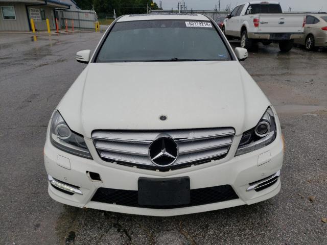 WDDGF5HB8CR238975 - 2012 MERCEDES-BENZ C 350 WHITE photo 5