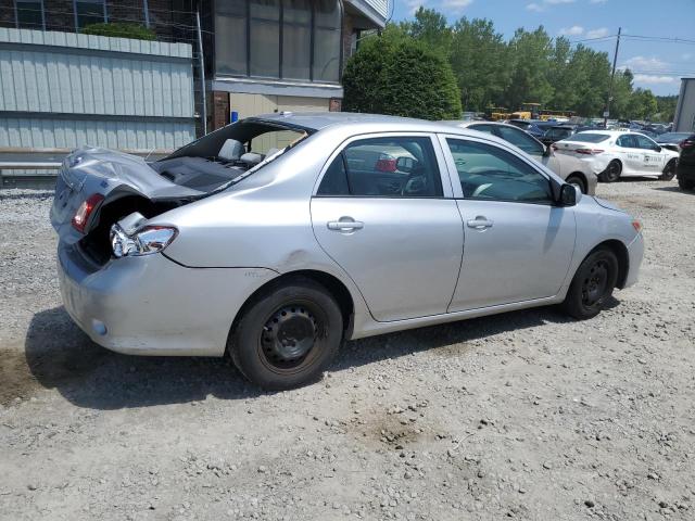 2T1BU4EE6AC327082 - 2010 TOYOTA COROLLA BASE SILVER photo 3