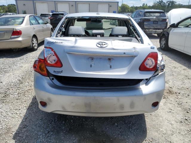 2T1BU4EE6AC327082 - 2010 TOYOTA COROLLA BASE SILVER photo 6