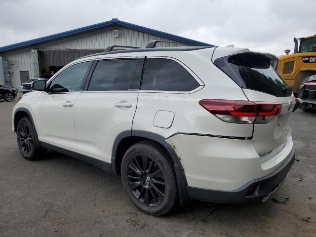 5TDJZRFH8KS602740 - 2019 TOYOTA HIGHLANDER SE WHITE photo 2