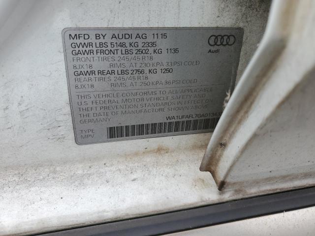 WA1UFAFL7GA013432 - 2016 AUDI A4 ALLROAD PREMIUM PLUS WHITE photo 12