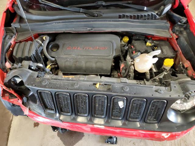 ZACCJBAT6GPE36984 - 2016 JEEP RENEGADE SPORT წითელი ფოტო 12