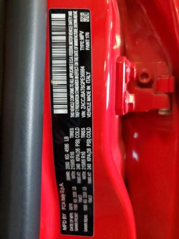 ZACCJBAT6GPE36984 - 2016 JEEP RENEGADE SPORT წითელი ფოტო 13