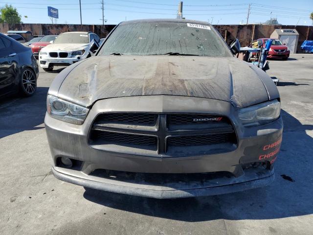 2C3CDXCT3DH701542 - 2013 DODGE CHARGER R/T GRAY photo 5