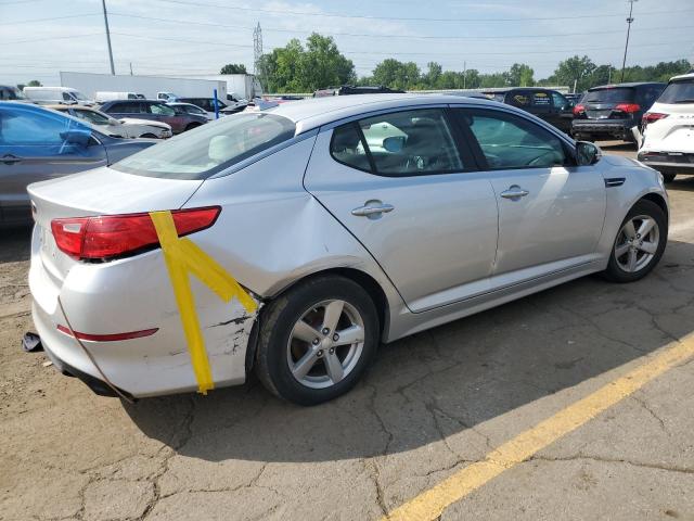 5XXGM4A74EG315525 - 2014 KIA OPTIMA LX SILVER photo 3