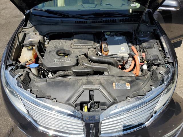 3LN6L2LU3DR805715 - 2013 LINCOLN MKZ HYBRID GRAY photo 11