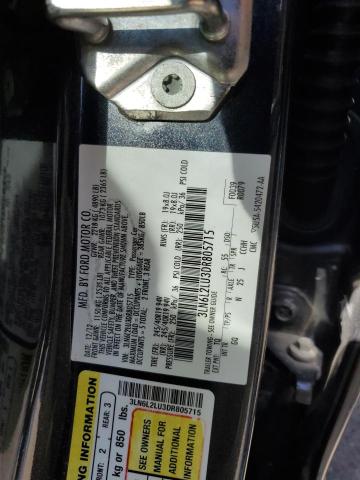 3LN6L2LU3DR805715 - 2013 LINCOLN MKZ HYBRID GRAY photo 12