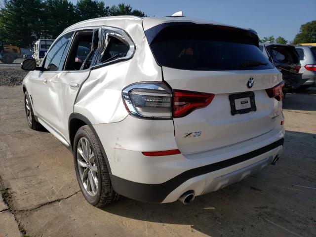 5UXTR9C58JLD89938 - 2018 BMW X3 XDRIVE30I WHITE photo 2