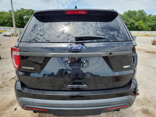 1FM5K8AR6HGA63727 - 2017 FORD EXPLORER POLICE INTERCEPTOR BLACK photo 6