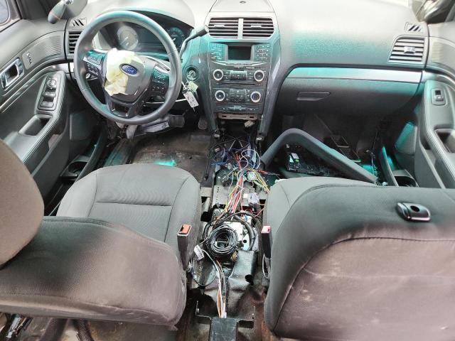 1FM5K8AR6HGA63727 - 2017 FORD EXPLORER POLICE INTERCEPTOR BLACK photo 8