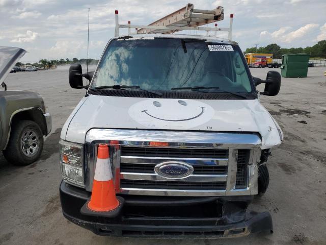 1FTNE1EW1DDA22338 - 2013 FORD ECONOLINE E150 VAN WHITE photo 5