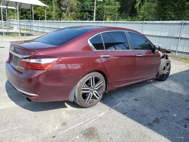 1HGCR2F51GA109445 - 2016 HONDA ACCORD SPORT BURGUNDY photo 3