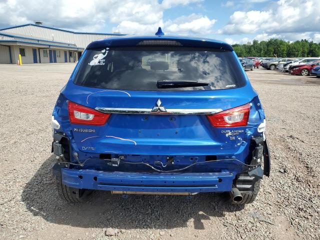 JA4AR3AU4KU030931 - 2019 MITSUBISHI OUTLANDER ES BLUE photo 6