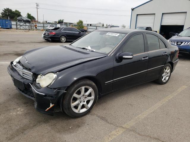 WDBRF54H67F864267 - 2007 MERCEDES-BENZ C280 280 BLACK photo 1