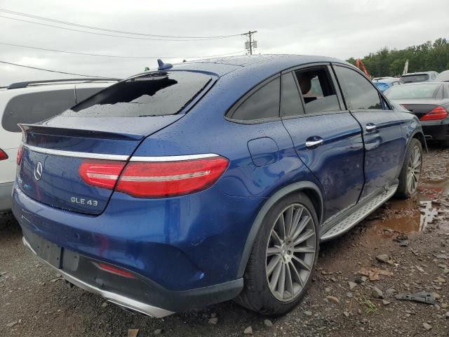 4JGED6EB8HA078888 - 2017 MERCEDES-BENZ GLE COUPE 43 AMG BLUE photo 3