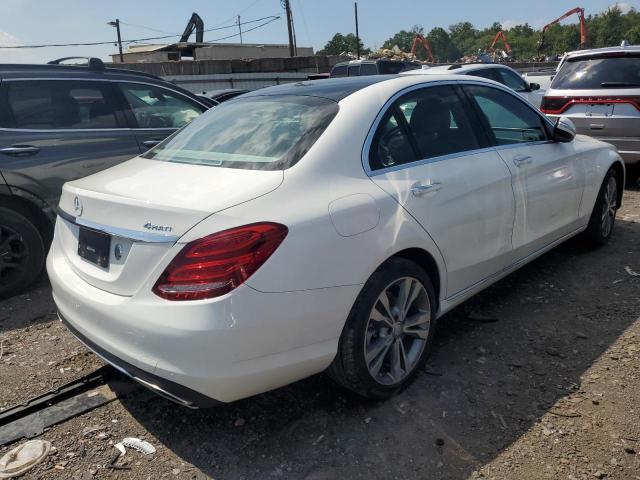55SWF4KB0FU038304 - 2015 MERCEDES-BENZ C 300 4MATIC WHITE photo 3