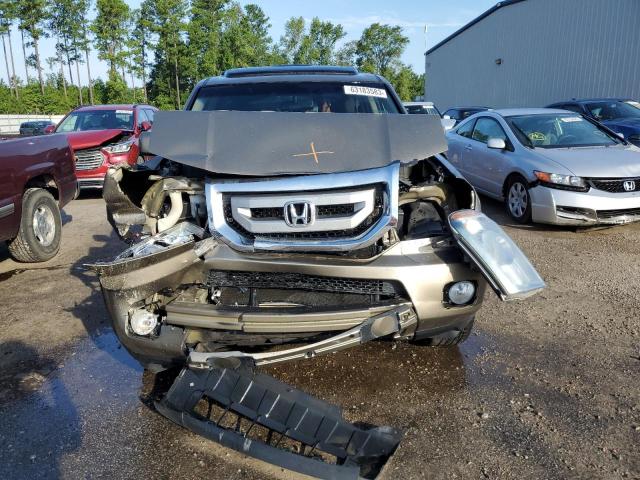 5FNYF3H57BB048473 - 2011 HONDA PILOT EXL TAN photo 5