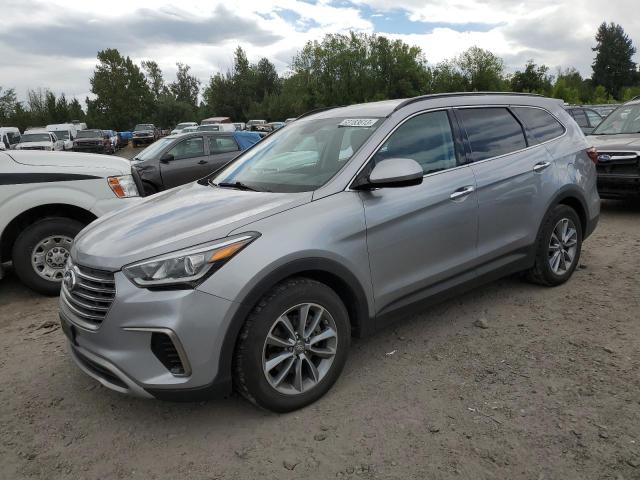 KM8SMDHF8HU245917 - 2017 HYUNDAI SANTA FE SE SILVER photo 1