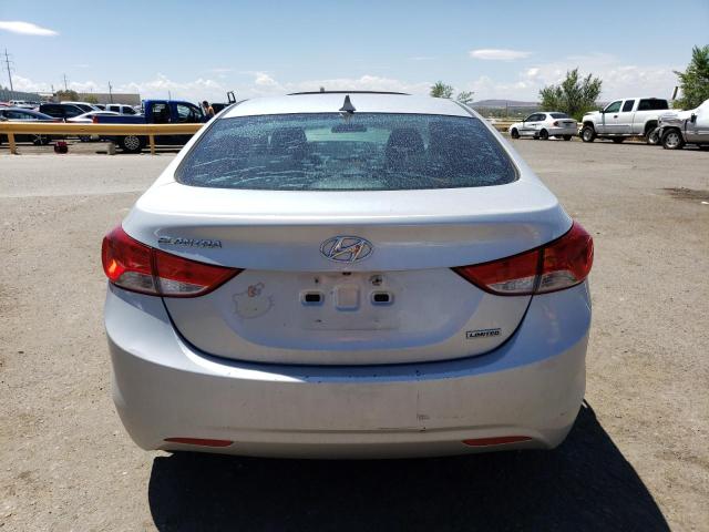 KMHDH4AE9DU779467 - 2013 HYUNDAI ELANTRA GLS SILVER photo 6