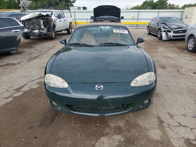 JM1NB353110209737 - 2001 MAZDA MX-5 MIATA BASE GREEN photo 5