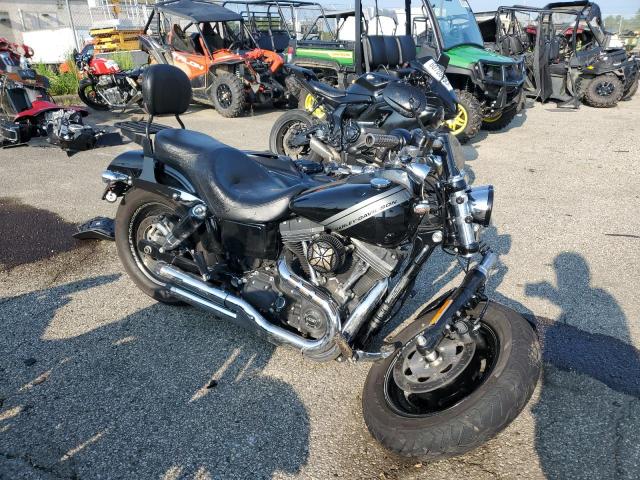 1HD1GYM12EC317347 - 2014 HARLEY-DAVIDSON FXDF DYNA FAT BOB BLACK photo 1