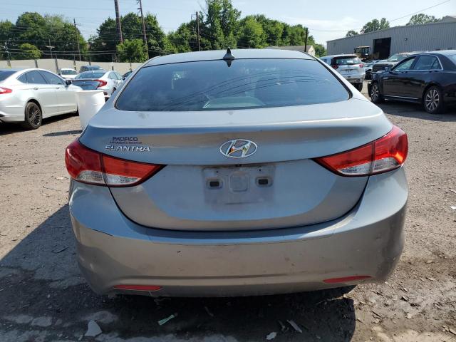 KMHDH4AE0BU125034 - 2011 HYUNDAI ELANTRA GLS SILVER photo 6