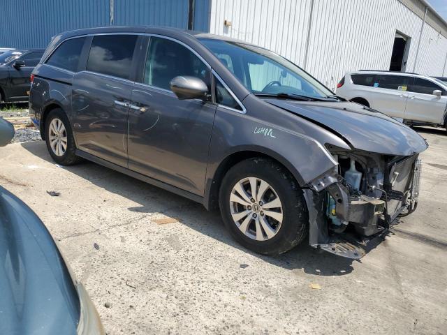 5FNRL5H60FB069673 - 2015 HONDA ODYSSEY EXL GRAY photo 4