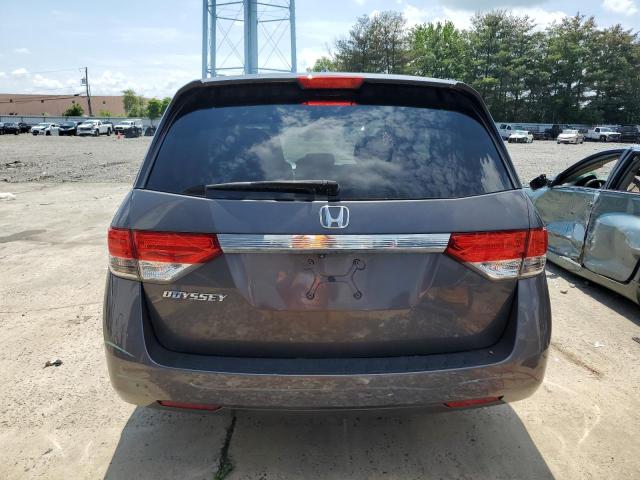 5FNRL5H60FB069673 - 2015 HONDA ODYSSEY EXL GRAY photo 6