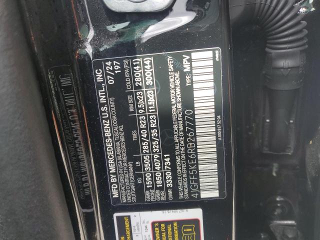 4JGFF5KE6RB267770 - 2024 MERCEDES-BENZ GLS 450 4MATIC BLACK photo 14