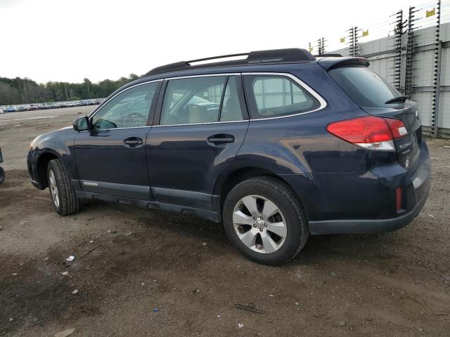 4S4BRBACXC3250086 - 2012 SUBARU OUTBACK 2.5I BLUE photo 2