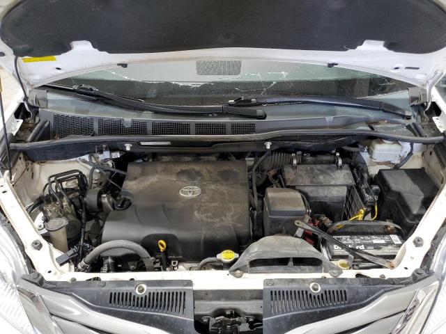 5TDYK3DC8CS220023 - 2012 TOYOTA SIENNA XLE 白色 照片 12