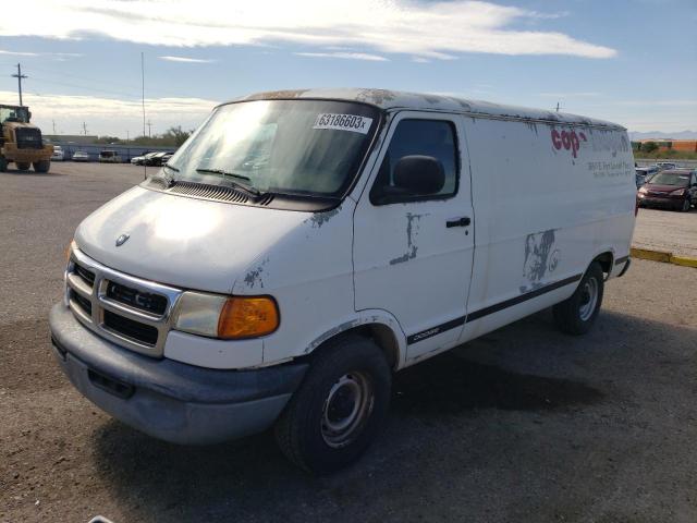 2B7HB11X91K526870 - 2001 DODGE RAM VAN B1500 WHITE photo 1