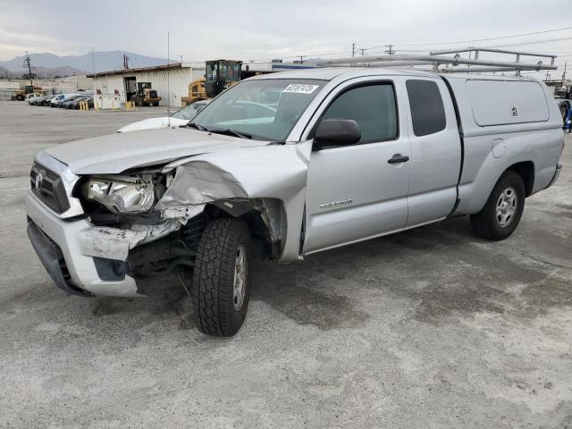 5TFTX4CNXDX027906 - 2013 TOYOTA TACOMA ACCESS CAB ვერცხლისფერი ფოტო 1