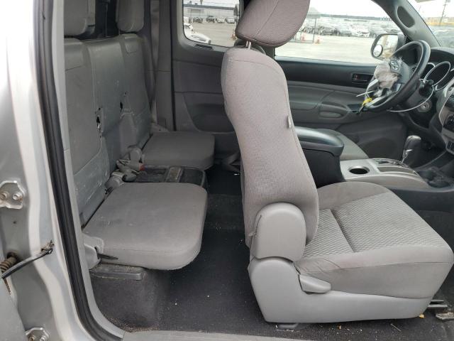 5TFTX4CNXDX027906 - 2013 TOYOTA TACOMA ACCESS CAB ვერცხლისფერი ფოტო 10