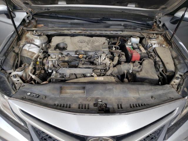 4T1B11HK6KU804649 - 2019 TOYOTA CAMRY L SILVER photo 11