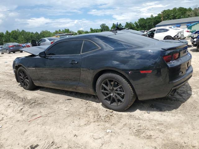 2G1FE1E35D9123558 - 2013 CHEVROLET CAMARO LS BLACK photo 2