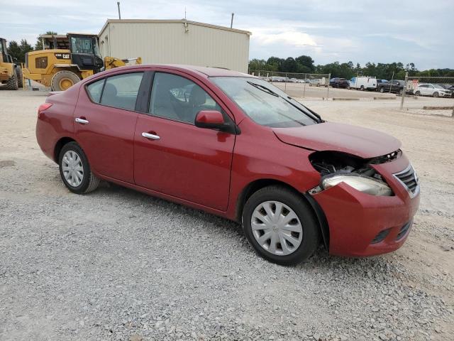 3N1CN7AP8DL874272 - 2013 NISSAN VERSA S MAROON photo 4