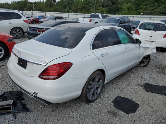 55SWF4KB8FU009861 - 2015 MERCEDES-BENZ C 300 4MATIC WHITE photo 3