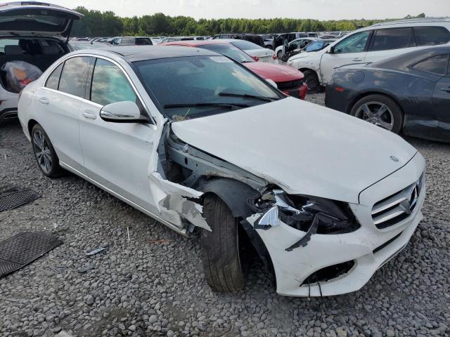 55SWF4KB8FU009861 - 2015 MERCEDES-BENZ C 300 4MATIC WHITE photo 4